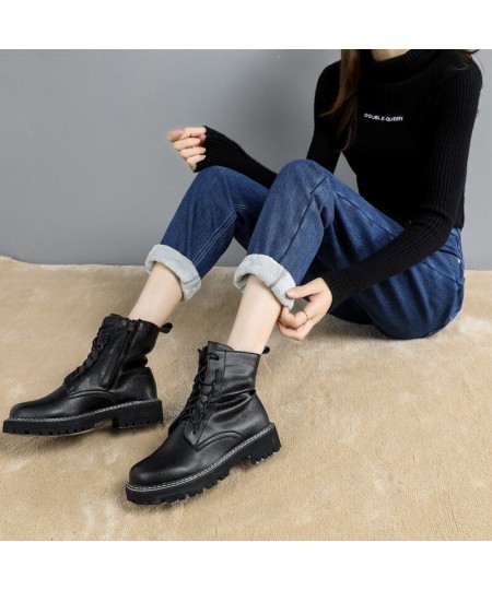 Winter Plus Velvet Thickened Loose Straight Harem Jeans Woman New Korean Version Non Strech $48.25 - Jeans