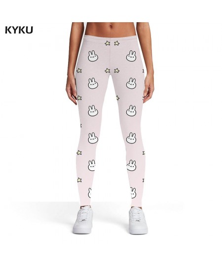 Rabbit Leggings Women Strawberry Sexy Flower Leggins Lovely Printed pants Womens Leggings Pants Jeggings Fashion Skinny $21.2...