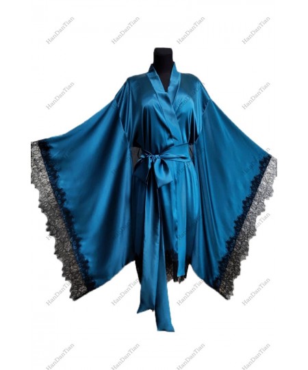 2023 Women's satin kimono robe for bridesmaids and bridal wedding party preparation short robe $97.56 - Sleepwears