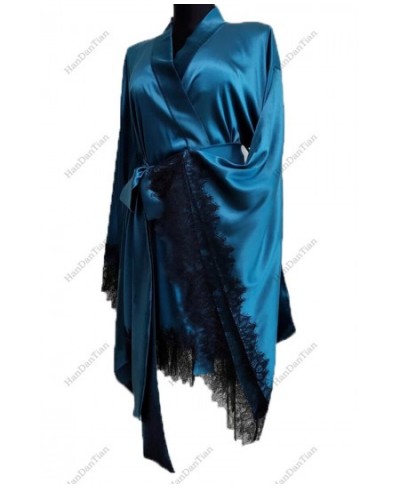 2023 Women's satin kimono robe for bridesmaids and bridal wedding party preparation short robe $97.56 - Sleepwears