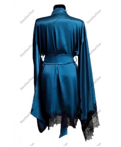 2023 Women's satin kimono robe for bridesmaids and bridal wedding party preparation short robe $97.56 - Sleepwears