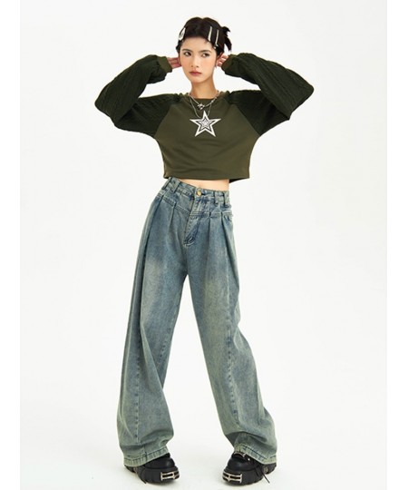 Harajuku Y2K Jeans Women Streetwear Vintage Wide Leg Pants Super Loose High Street Pantalones Korean Fashion Baggy Pant $59.6...