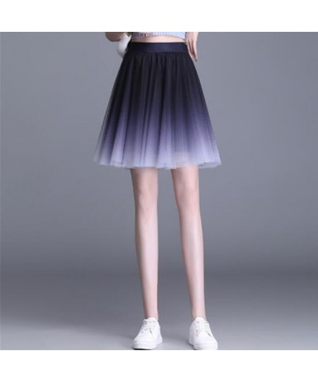 Adult Tutu Skirt Women Summer Vintage Tulle Skirt Korean Style Dancewear Party Costume Ball Gown Mini Skirt $47.65 - Skirts