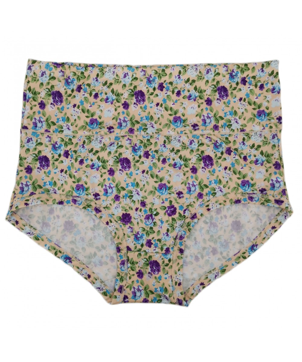 High Waist Women's Panties Women's Panties With A Floral Print Women's Panties In Large Sizes High Rise Women's Underpants $1...