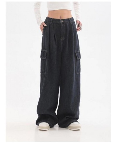 Baggy Jeans Women High Waisted Denim Pants Spring 2023 Casual Wide Leg Trousers Korean Fashion Pants Loose Black Jeans $62.05...