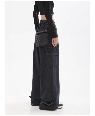 Baggy Jeans Women High Waisted Denim Pants Spring 2023 Casual Wide Leg Trousers Korean Fashion Pants Loose Black Jeans $62.05...