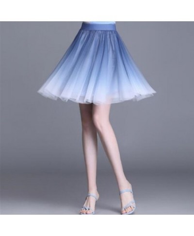 Adult Tutu Skirt Women Summer Vintage Tulle Skirt Korean Style Dancewear Party Costume Ball Gown Mini Skirt $47.65 - Skirts