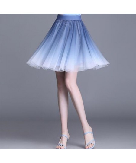 Adult Tutu Skirt Women Summer Vintage Tulle Skirt Korean Style Dancewear Party Costume Ball Gown Mini Skirt $47.65 - Skirts