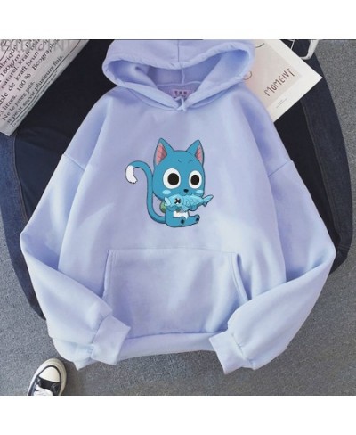 Japanese Anime Kawaii Female Sweatshirts Manga Fairy Tail Graphic Hoodies 2023 Women Men Fashion Pullovers Funny Cartoon $34....