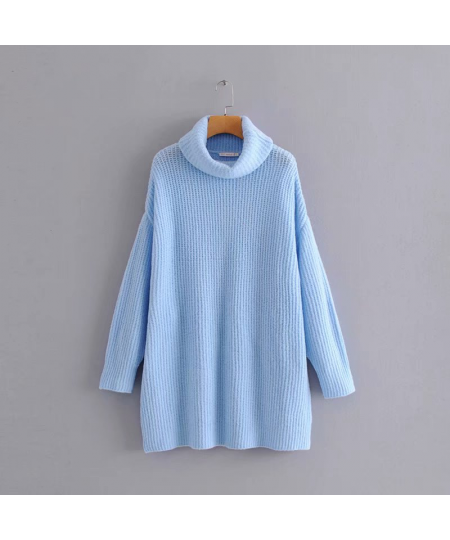 Fashion Women Winter Solid Sweater Bright Color Female Pullovers Knitted Turtleneck Sweaters Thicken Women's Clothing $57.84 ...