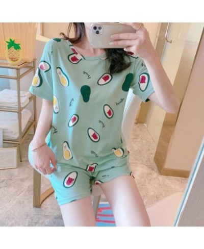 Pajamas for Women Sweet Short-sleeved Shorts Sets Cartoon Pajama Kawaii Pijama Women's Loungewear Two-piece Summer Sleepwear ...