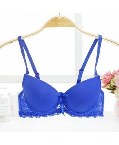 Small chest comfortable thin lady seamless bra gathered push up bra sexy lace bra student girl double small breast t shirt br...