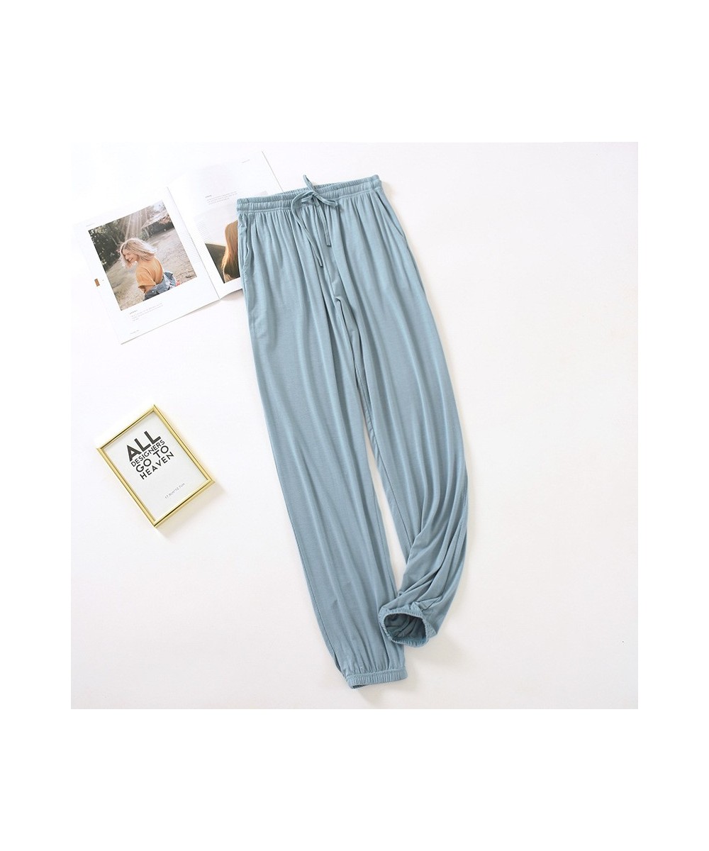 2023 Spring Autumn Women Modal Sleep Bottoms Female Cool night trousers sleepwear pyjama Ladies Casual Simple pajama pants $3...