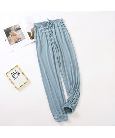 2023 Spring Autumn Women Modal Sleep Bottoms Female Cool night trousers sleepwear pyjama Ladies Casual Simple pajama pants $3...