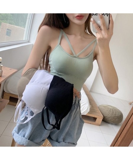 Camisole Tank Seamless Top Removable Summer Intimates Sports Sexy Padded Crop Lingerie Tops Underwear Women Girl For Female $...