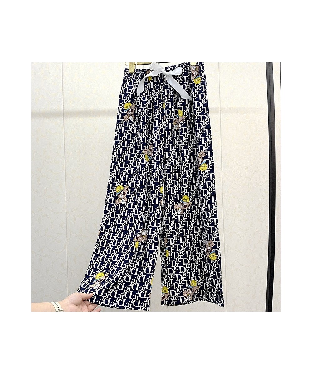 Rayon Pajama Pants Women's Thin Style Large Size Loose Pants Pregnant Women Single Pants Wide Leg Pants Pants for Women $24.0...