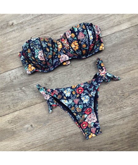 Swimwear Swimsuit Woman 2023 Sexy Floral Print Breast Pad Swimwear Split Bathing Swimsuit Women's Bikinis Swimsuit Trend 2023...