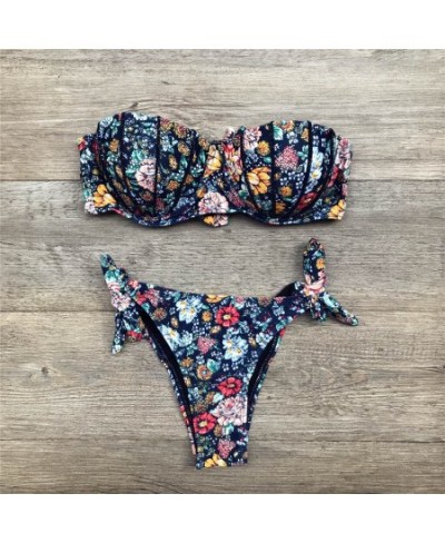 Swimwear Swimsuit Woman 2023 Sexy Floral Print Breast Pad Swimwear Split Bathing Swimsuit Women's Bikinis Swimsuit Trend 2023...