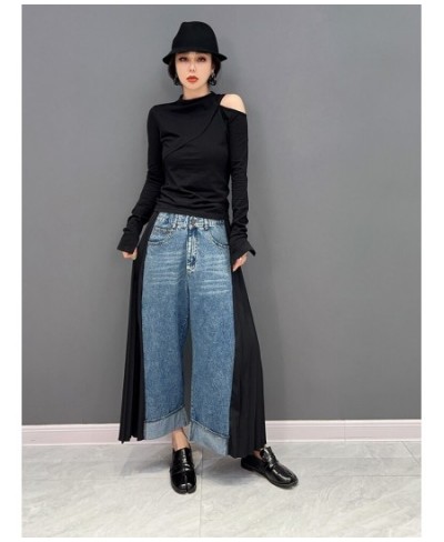 2022 New Korean Version Fashion Trend Temperament Versatile Jeans Women's Clothing Black Jeans $67.75 - Jeans