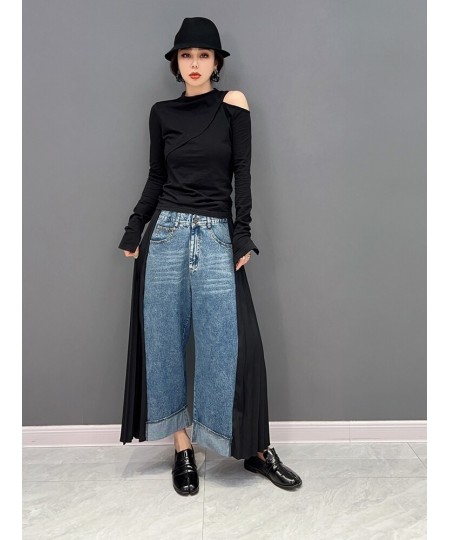 2022 New Korean Version Fashion Trend Temperament Versatile Jeans Women's Clothing Black Jeans $67.75 - Jeans