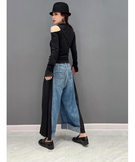 2022 New Korean Version Fashion Trend Temperament Versatile Jeans Women's Clothing Black Jeans $67.75 - Jeans