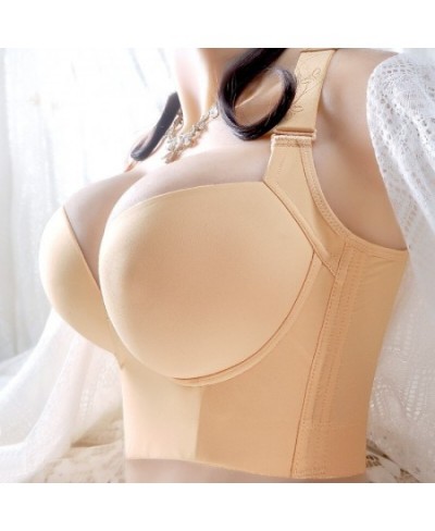 Steel free bra Fashion thin underwear high quality large size bra push on solid color comfort room cover C D E cup $46.18 - U...