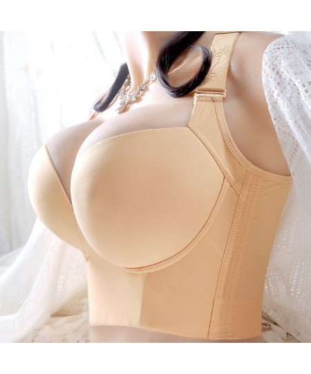 Steel free bra Fashion thin underwear high quality large size bra push on solid color comfort room cover C D E cup $46.18 - U...