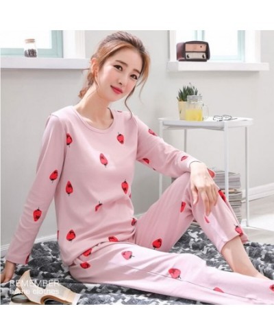 Women Pajamas Set Girl Sleepwear Pijama Long Women Pyjamas Suit Female Clothing Set 2023 Nightwear $28.81 - Sleepwears