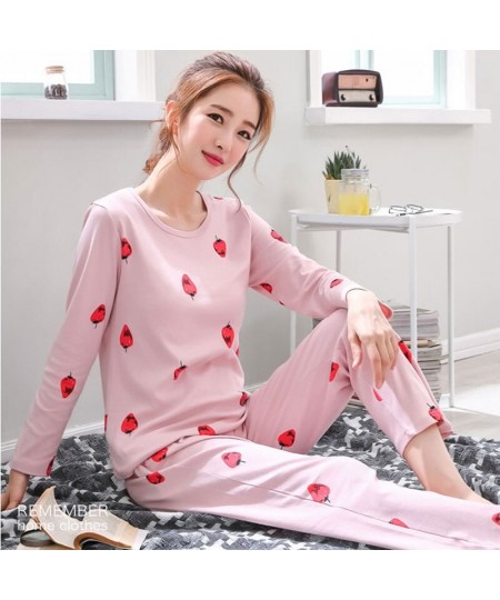 Women Pajamas Set Girl Sleepwear Pijama Long Women Pyjamas Suit Female Clothing Set 2023 Nightwear $28.81 - Sleepwears