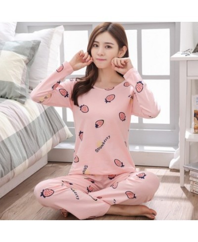 Women Pajamas Set Girl Sleepwear Pijama Long Women Pyjamas Suit Female Clothing Set 2023 Nightwear $28.81 - Sleepwears