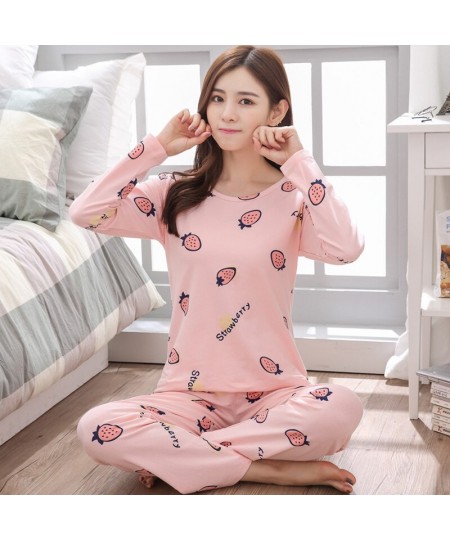 Women Pajamas Set Girl Sleepwear Pijama Long Women Pyjamas Suit Female Clothing Set 2023 Nightwear $28.81 - Sleepwears