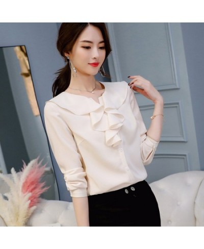 Women's Blouse Spring Autumn Shirt Summer Fashion Long Sleeve Shirts Plus Size Womens Tops Elegant Blouses Ladies Top $54.38 ...