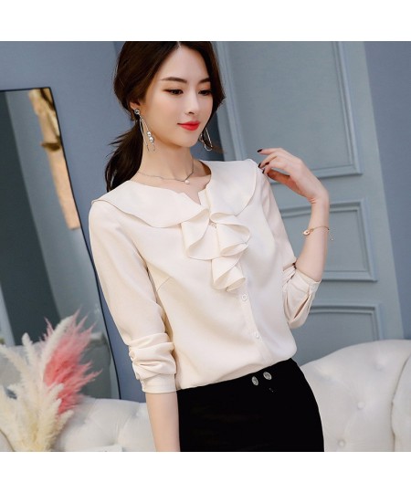 Women's Blouse Spring Autumn Shirt Summer Fashion Long Sleeve Shirts Plus Size Womens Tops Elegant Blouses Ladies Top $54.38 ...