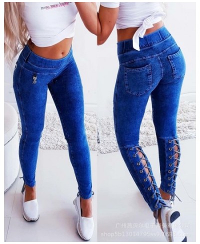 Strap Jeans Women's Clothing 2022 Summer Autumn New Women's Clothing Strap Corns Jeans Casual Jeans Cargo Pants Women $53.95 ...