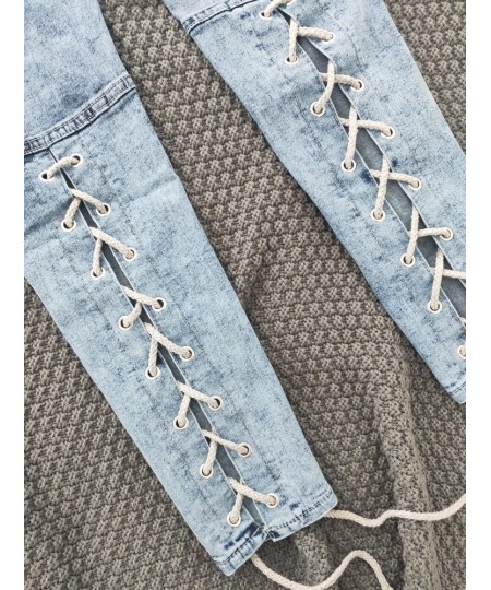 Strap Jeans Women's Clothing 2022 Summer Autumn New Women's Clothing Strap Corns Jeans Casual Jeans Cargo Pants Women $53.95 ...