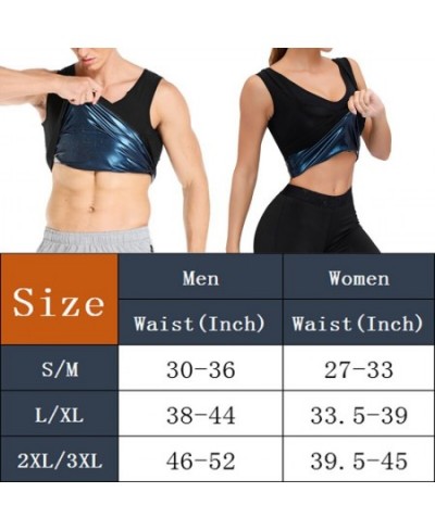 Women Thermo Sweat Vest Men Sauna Tank Top Slimming Belly Compression Waist Trainer Fat Burning Abdomen Workout Shirt Gym $24...