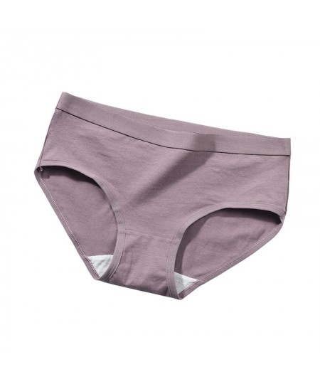 Fashion Simple Cotton Women Sport Panties Underwear Seamless pantys Mid Wiast Solid Home Female Comfort Breathable Briefs $12...