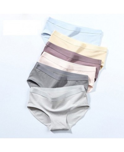 Fashion Simple Cotton Women Sport Panties Underwear Seamless pantys Mid Wiast Solid Home Female Comfort Breathable Briefs $12...