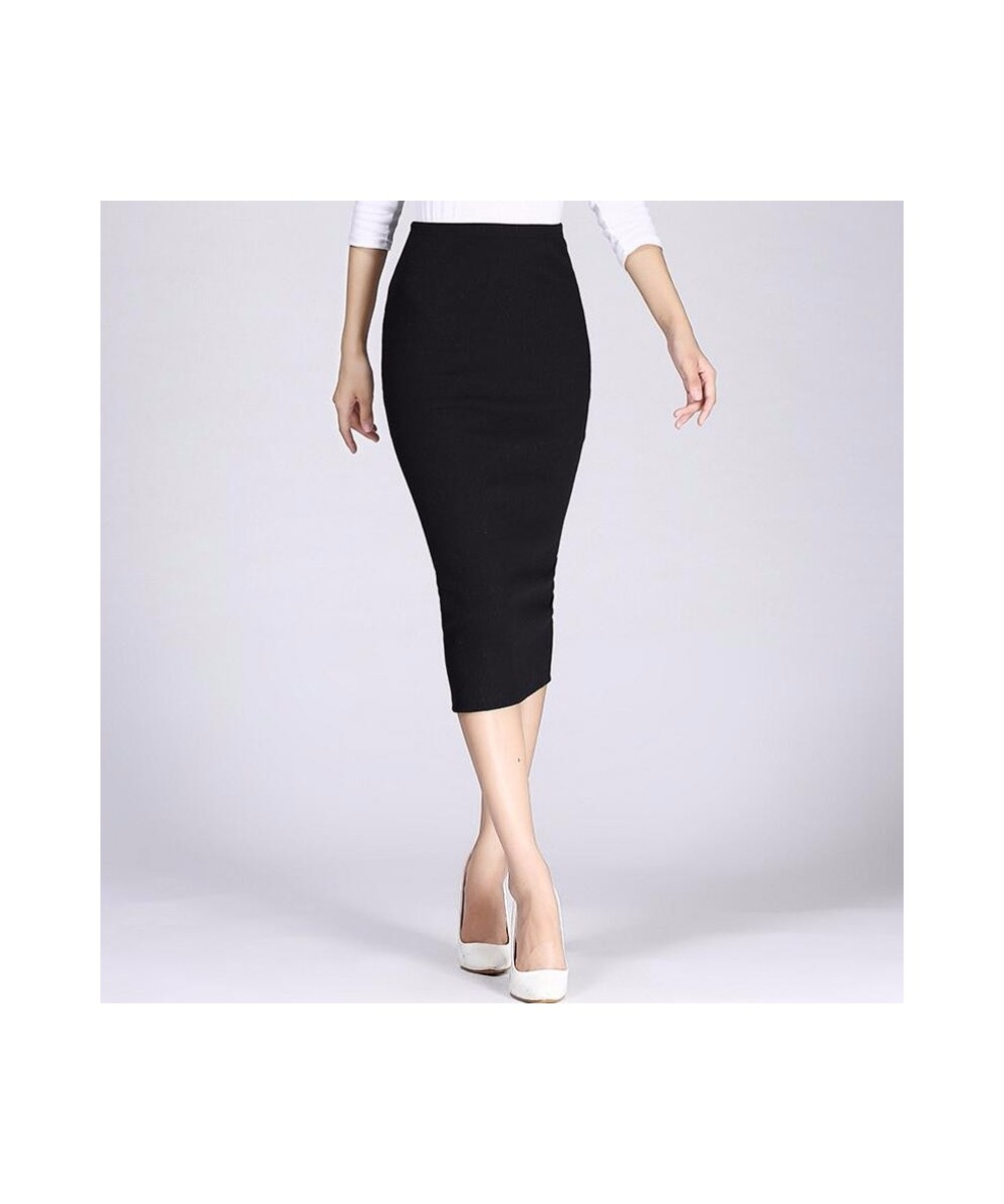 Summer Women Skirts 2022 Casual Mid-Calf Sexy Girls Pencil Skirt Slim Red Short Female Package Hip Skirts Femme Faldas Mujer ...