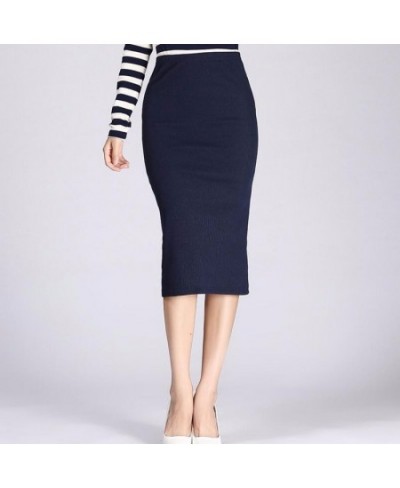 Summer Women Skirts 2022 Casual Mid-Calf Sexy Girls Pencil Skirt Slim Red Short Female Package Hip Skirts Femme Faldas Mujer ...