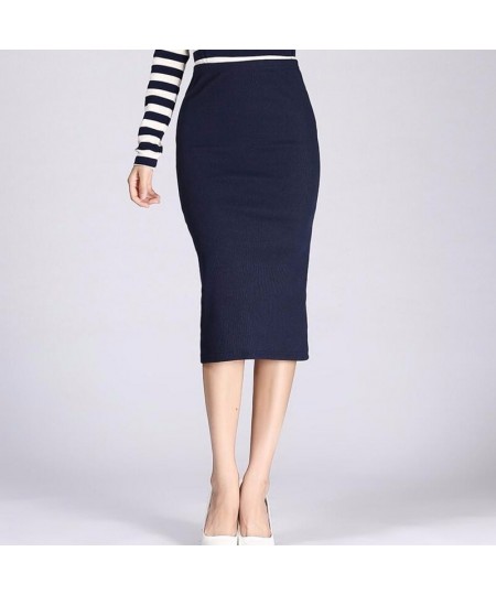 Summer Women Skirts 2022 Casual Mid-Calf Sexy Girls Pencil Skirt Slim Red Short Female Package Hip Skirts Femme Faldas Mujer ...