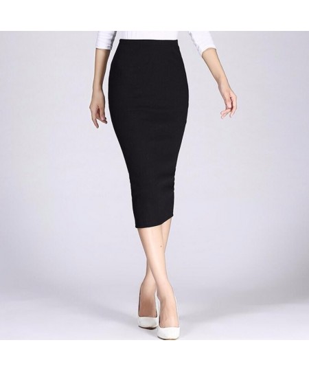 Summer Women Skirts 2022 Casual Mid-Calf Sexy Girls Pencil Skirt Slim Red Short Female Package Hip Skirts Femme Faldas Mujer ...