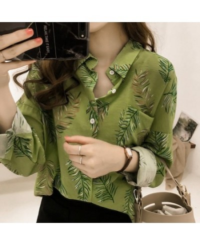 Women's Long Sleeve Loose Casual Polka Dot Striped Floral Office Blouse Shirt Tops $36.30 - Blouses & Shirts