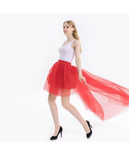 Asymmetric 3 color mesh chemise fit comfort summer sexy ladies ballet skirt party dance Lolita mini skirt $27.29 - Skirts