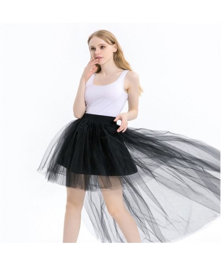 Asymmetric 3 color mesh chemise fit comfort summer sexy ladies ballet skirt party dance Lolita mini skirt $27.29 - Skirts