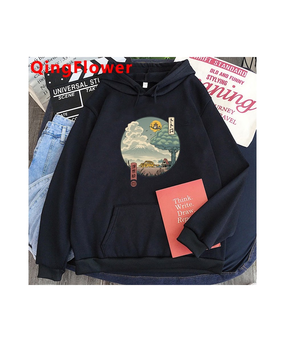 Anime My Neighbor Anime Hoodies Women Japanese Kawaii Spirited Away Sweatshirt Miyazaki Hayao Funny Cartoon Hoody Female $31....