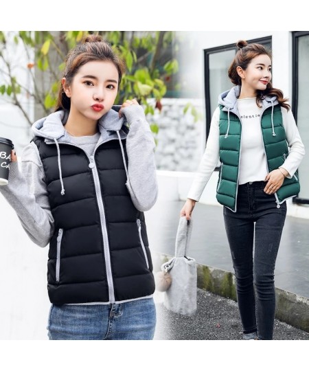 Sleeveless Jackets Women Clothes New 2023 Autumn Winter Vests Women Waistcoat Short Slim Thickening Warm Vest Female Coat Bla...