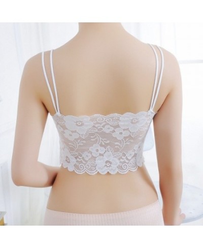 Sexy Wrapped Chest Crop Top Strapless Bra Lace Lingerie Bras For Women Underwear Brassiere Tops js1862 $12.67 - Underwear