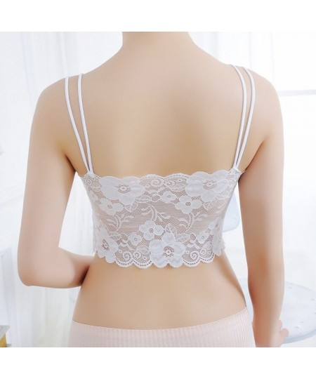 Sexy Wrapped Chest Crop Top Strapless Bra Lace Lingerie Bras For Women Underwear Brassiere Tops js1862 $12.67 - Underwear