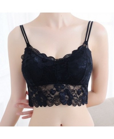 Sexy Wrapped Chest Crop Top Strapless Bra Lace Lingerie Bras For Women Underwear Brassiere Tops js1862 $12.67 - Underwear